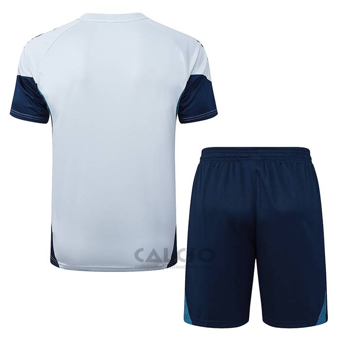 Tuta da Track Arsenal Manica Corta 2025-2026 Grigio - Pantaloncini